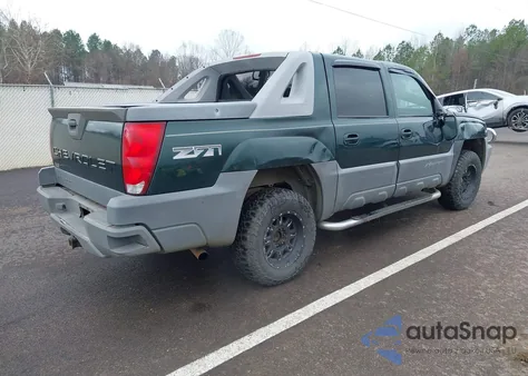 2002 Chevrolet Avalanche 1500 из США, поврежденный, VIN 3GNEK13T42G228259